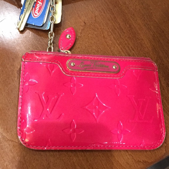louis vuitton hot pink wallet